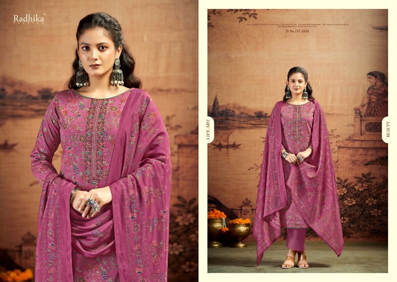 Kalki Advance Vol 5 By Radhika Jam Satin Dress Material 
